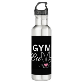Gym Bunny Fitness & Workout Lovers Gift for Her 710 Ml Water Bottle
