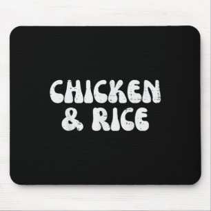 Gym Chicken And Rice Funny Workout Diet Fitness Me Mouse Mat