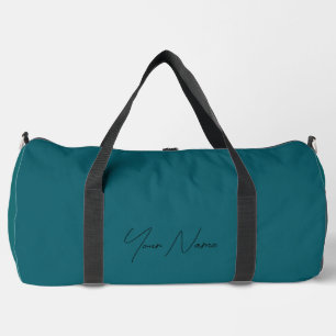 Gym Duffle Bag Teal Blue HAMbyWG