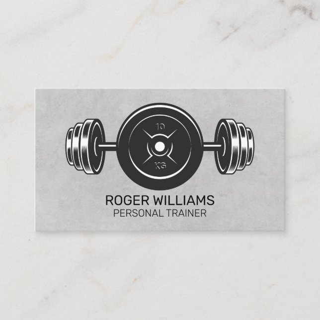 Gym Equipment | Kettle Bell  Business Card (Front)