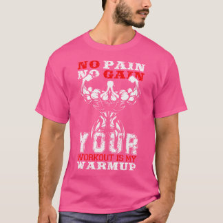 Gym Exercise Fitness Workout Motivational Weightli T-Shirt