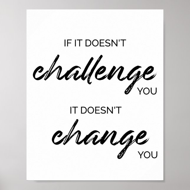 Gym, Exercise, Workout Motivational Wall Art (Front)