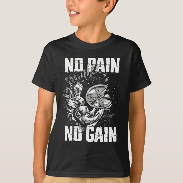 Gym Fitness And Bodybuilding Shirts For Men No Pai (Front)