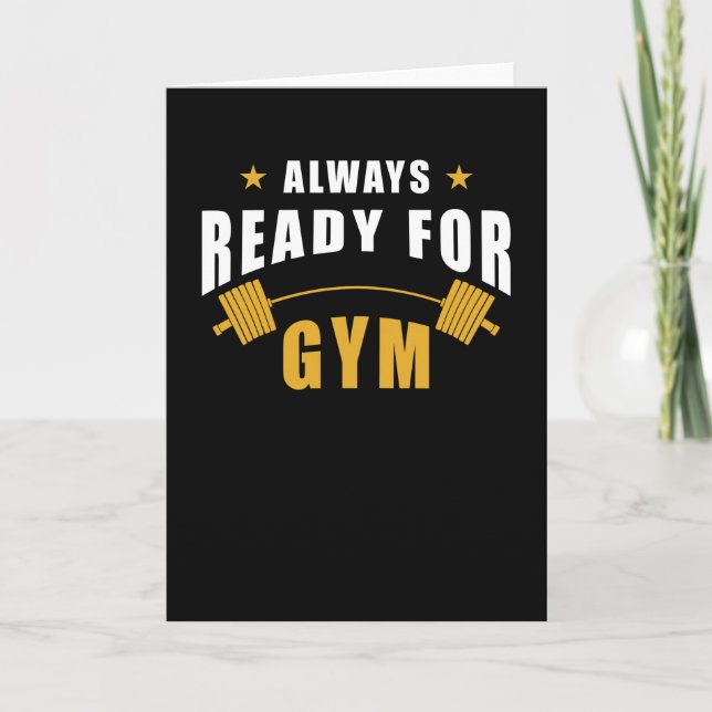 Gym Fitness Centre Training Card (Front)