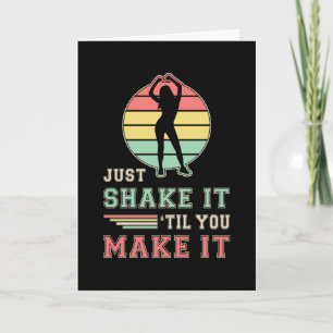 Gym Fitness Dance Dancing Workout Sport Gift Idea Card