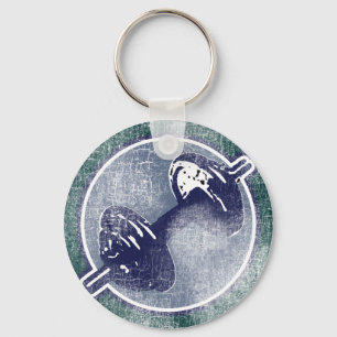 GYM fitness weight Key Ring