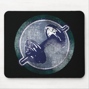 GYM fitness weight Mouse Mat