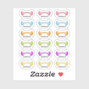 Gym Fitness Workout Barbells Exercise Bujo Planner