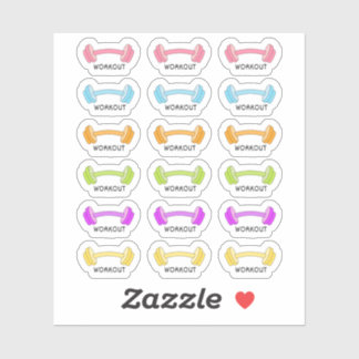 Gym Fitness Workout Barbells Exercise Bujo Planner