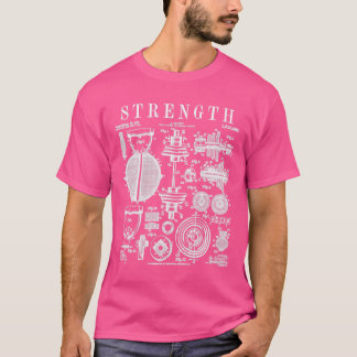 Gym Fitness Workout Dumbbell Kettlebell Vintage Pa T-Shirt