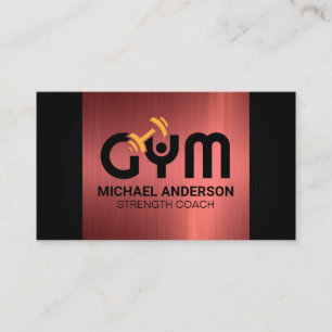 Gym Flex   Kettle Bell   Fitness Logo Business Card