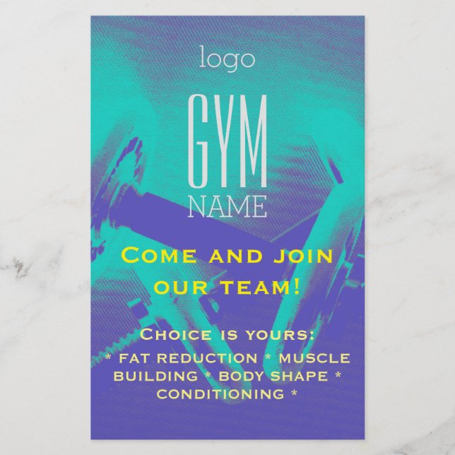Gym flyer promotion (Front)