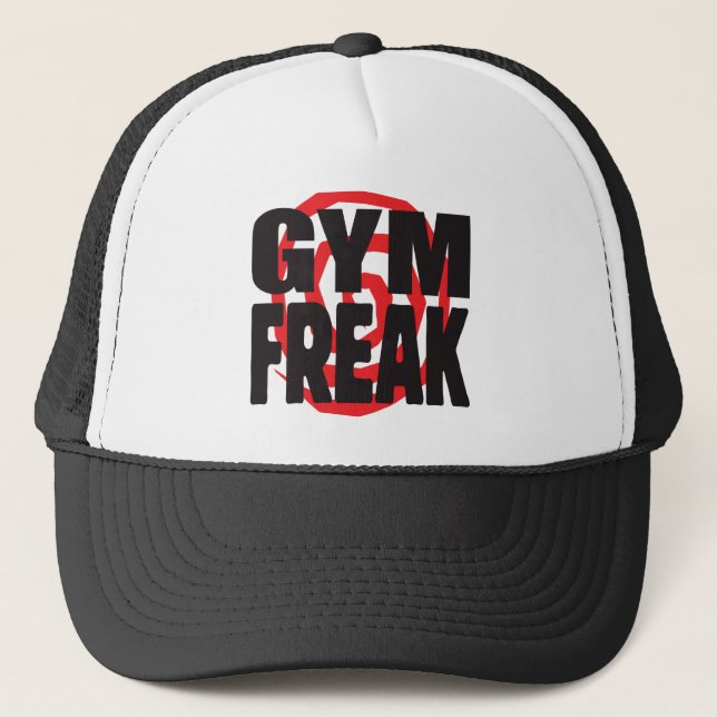 Gym Freak Trucker Hat (Front)