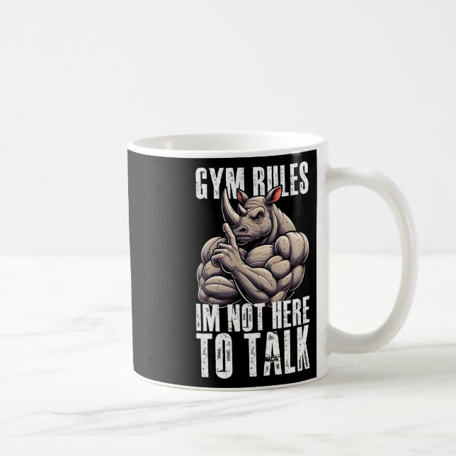 Gym Gift For Men Training Motivation Fitness Bodyb Coffee Mug (Right)