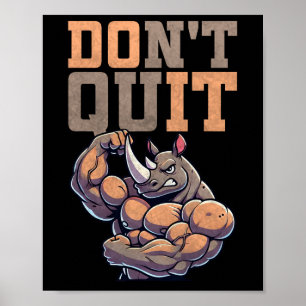 Gym Gift For Men Training Motivation Fitness Bodyb Poster