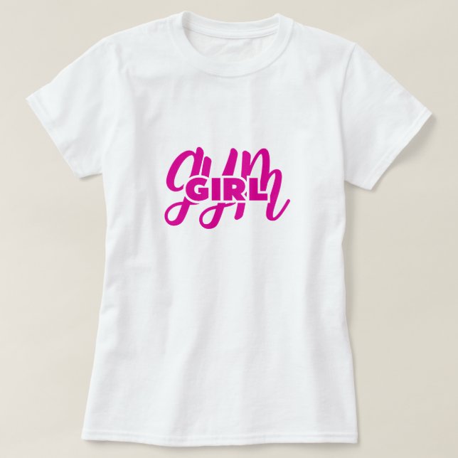 gym girl T-Shirt (Design Front)