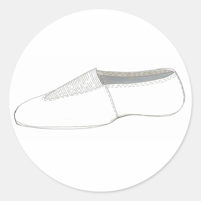 Gym Gymnastics Acro Acrobatics Shoe Dance Sticker (Front)
