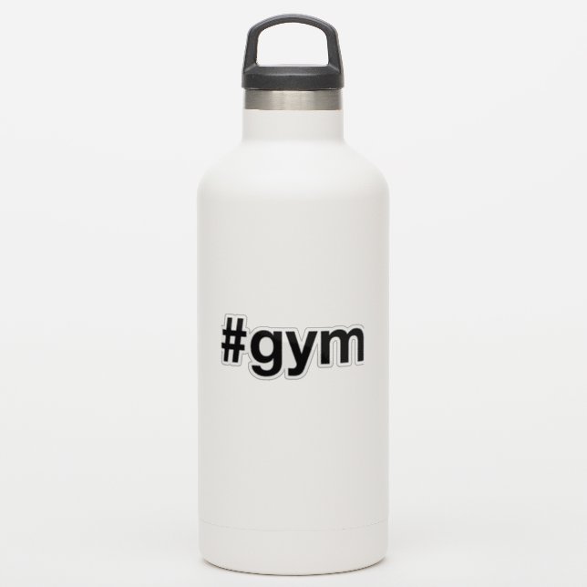 GYM Hashtag (Waterbottle)