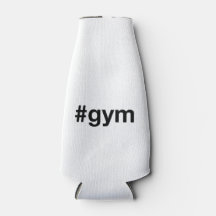 GYM Hashtag Bottle Cooler