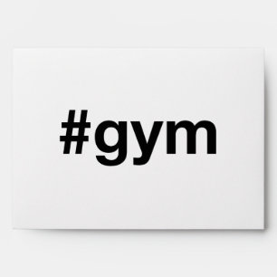 GYM Hashtag Envelope