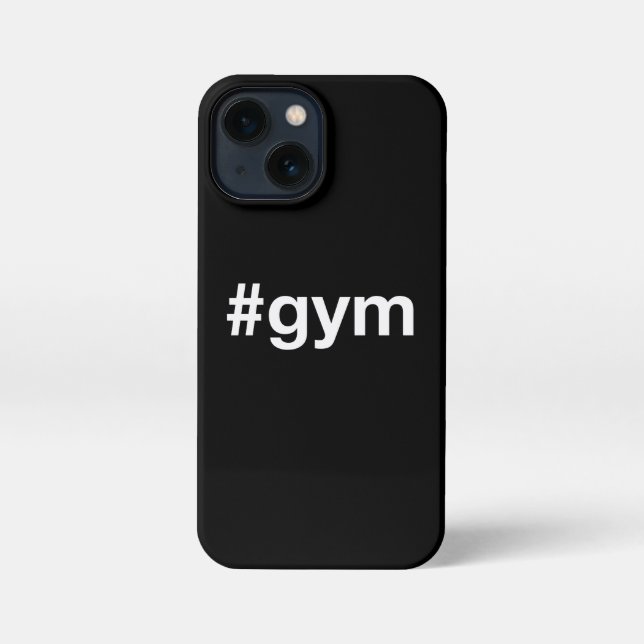GYM Hashtag iPhone Case (Back)
