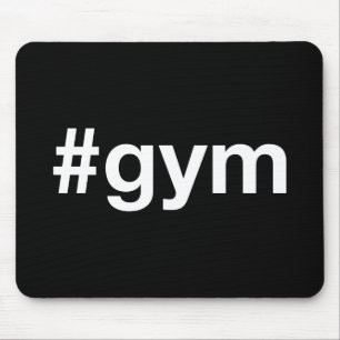 GYM Hashtag Mouse Mat