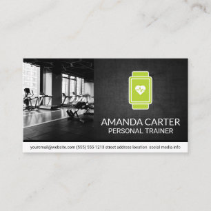 Gym   Heart Monitor Watch Business Card
