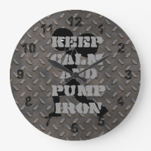 GYM HOME GYM Keep Calm and Pump iron Fitness