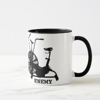 Gym Humour Black White Funny Workout Mug