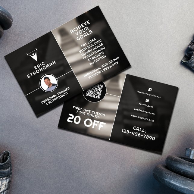 Gym inspired fitness trainer flyer (Creator Uploaded)