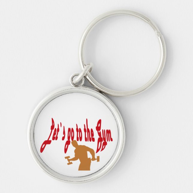 gym lanyard sports key ring (Front)