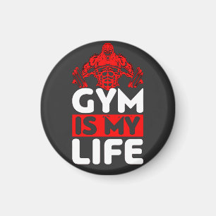 Gym, Life, Fitness Magnet