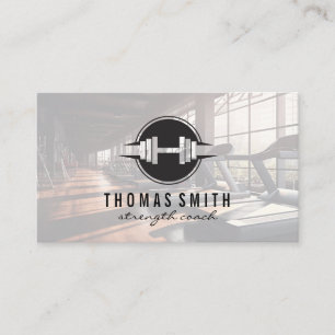 Gym Logo   Fitness Center Business Card