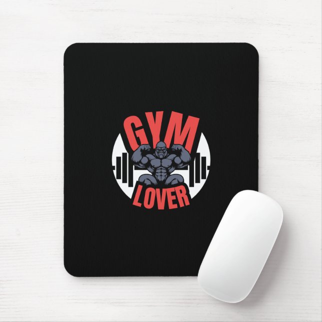 Gym Lover Gorilla Mouse Mat (With Mouse)