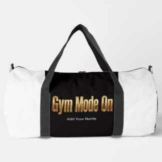 Gym Mode on Custom Gym Bag