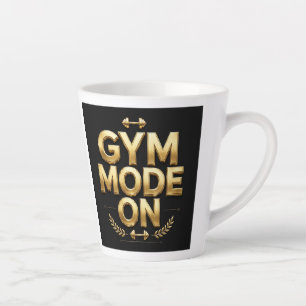 Gym Mode On Gold Mug - Fitness Coffee Mug