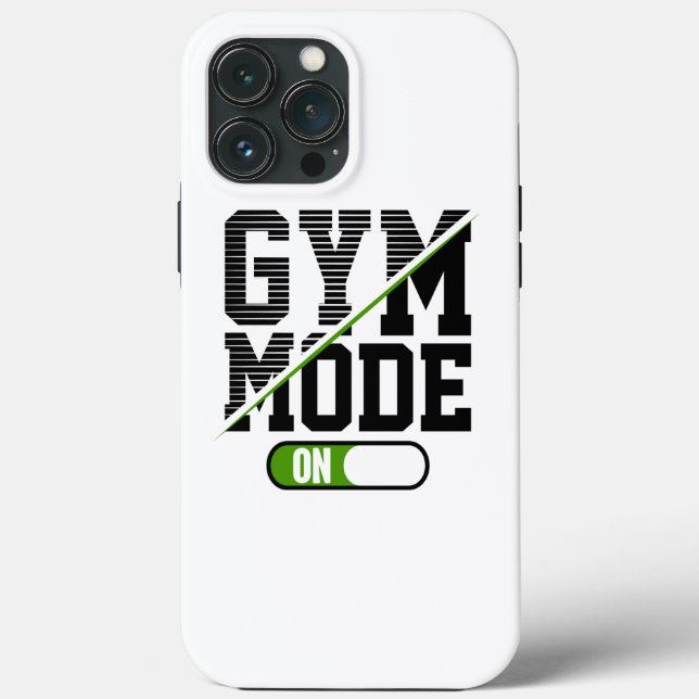 Gym Mode On Training Gym Workout Case-Mate iPhone Case (Back)