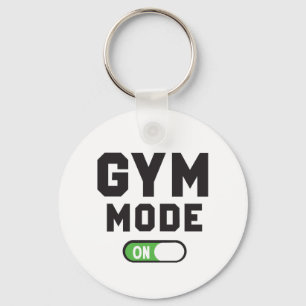 Gym Mode – Train Hard Stay Strong Key Ring