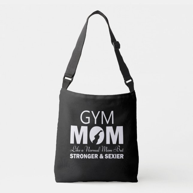 Gym Mom All-Over-Print Cross Body Bag (Front)