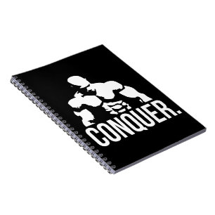 Gym Motivation - CONQUER Notebook