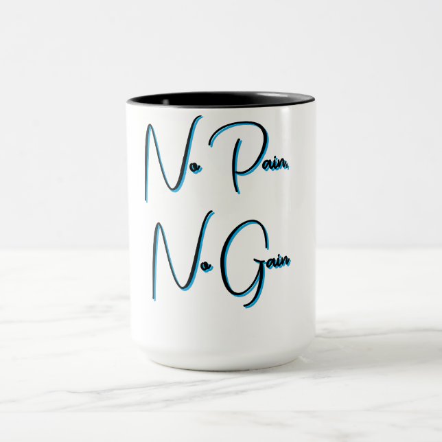 Gym Motivation for Fitness Warriors Mug (Center)