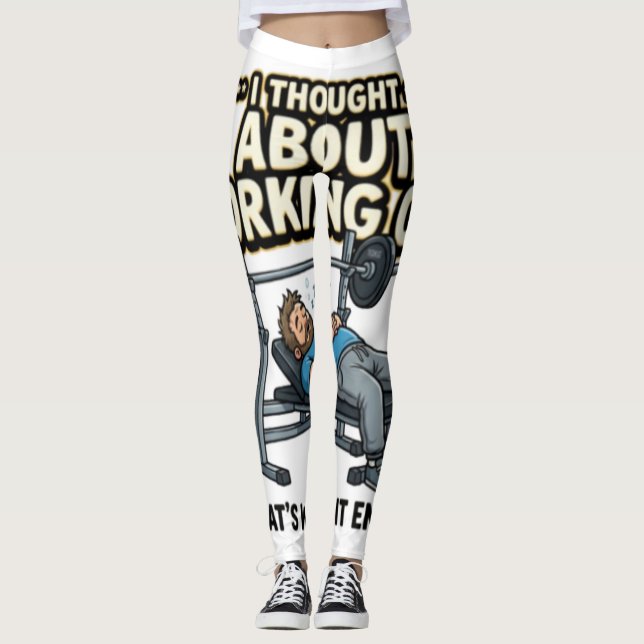 Gym motivation leggings (Front)