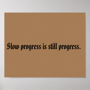 GYM Motivation quotes And Light Brown Poster