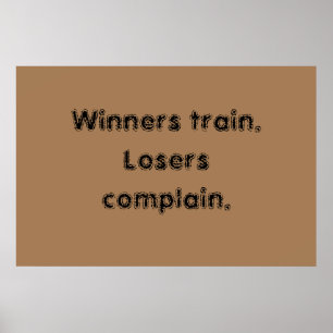 GYM Motivation quotes And Light Brown Poster