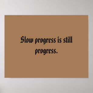 GYM Motivation quotes And Light Brown  Poster