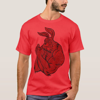 Gym Motivation Workout Bodybuilder Fitness Rabbit T-Shirt
