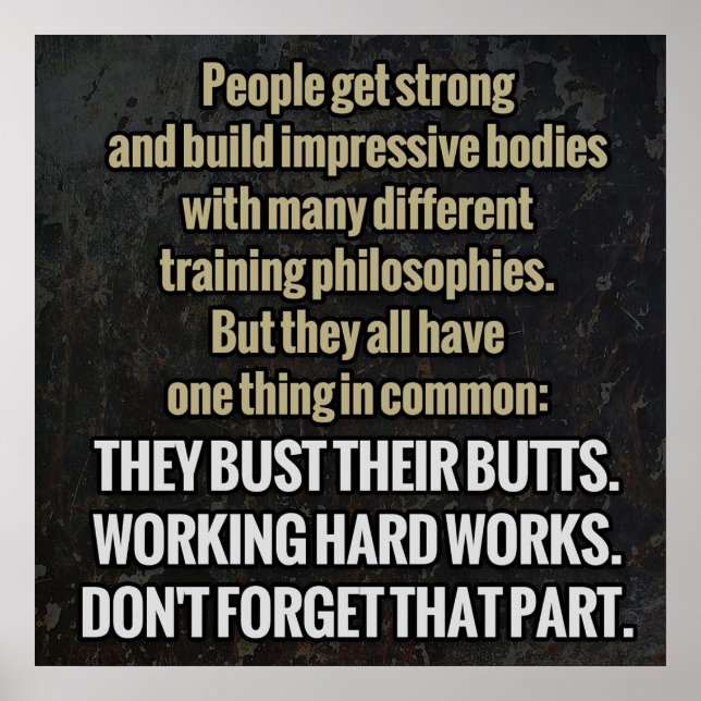 Gym Motivational Poster (Front)