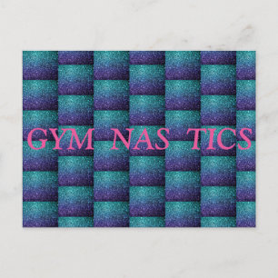 GYM NAS TICS - GYMNASTICS POSTCARD