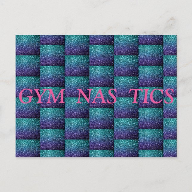 GYM NAS TICS - GYMNASTICS POSTCARD (Front)