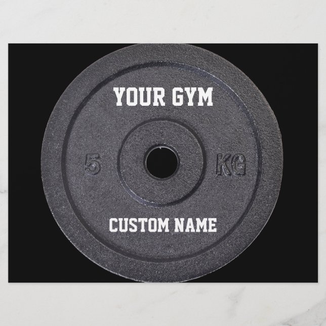Gym Owner or User Funny Promo Flyer (Front)